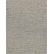 Duo Handloomed Wool/Bamboo Silk Silver/Dark Gray 2'x3' Area Rug
