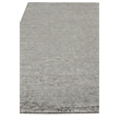 Duo Handloomed Wool/Bamboo Silk Dark Gray/Silver 2'x3' Area Rug