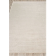 Duo Handloomed Wool/Bamboo Silk Beige/White 2'x3' Area Rug