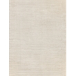Duo Handloomed Wool/Bamboo Silk Beige/White 2'x3' Area Rug