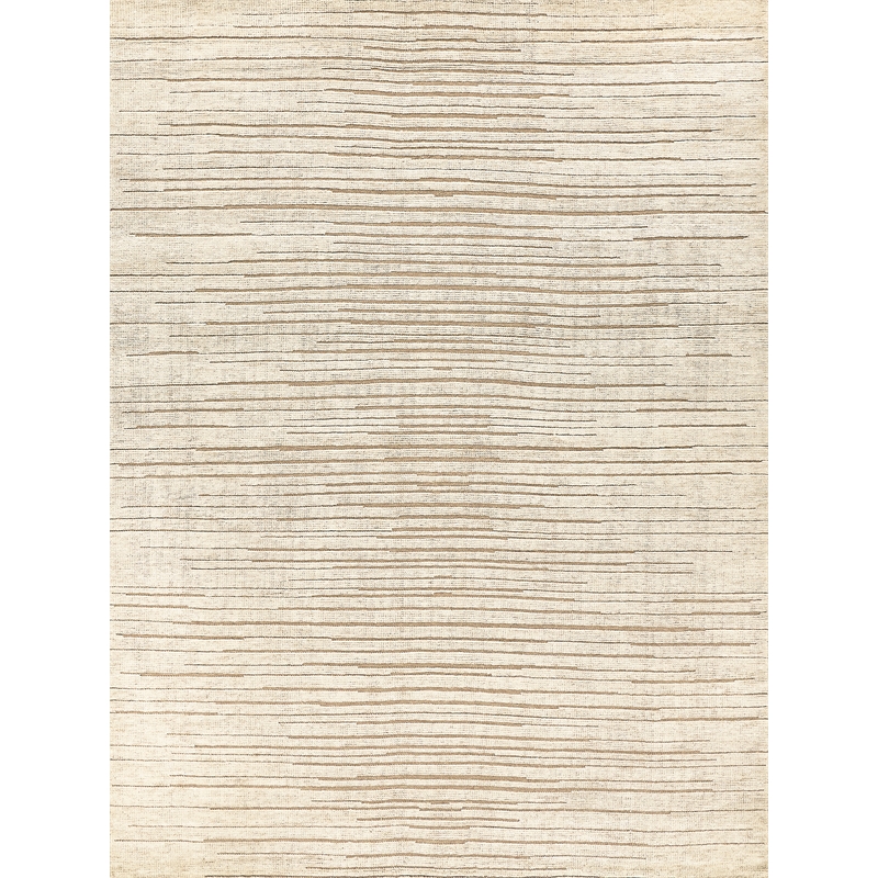 Eaton Hand-Knotted Wool/Bamboo Silk Beige 14'x18' Area Rug