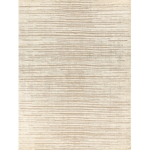 Eaton Hand-Knotted Wool/Bamboo Silk Beige 8'x10' Area Rug