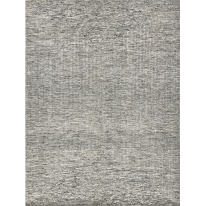 Crescent Hand-Knotted New Zealand Wool Gray 6'x9' Area Rug