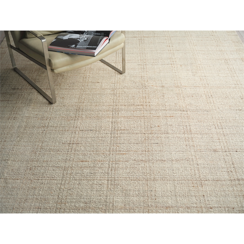Desi Hand-Knotted Wool Beige 12'x15' Area Rug
