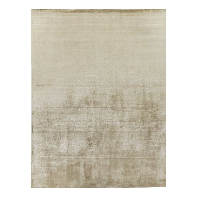 Dove Plain Handloomed Viscose Beige 8'x10' Area Rug