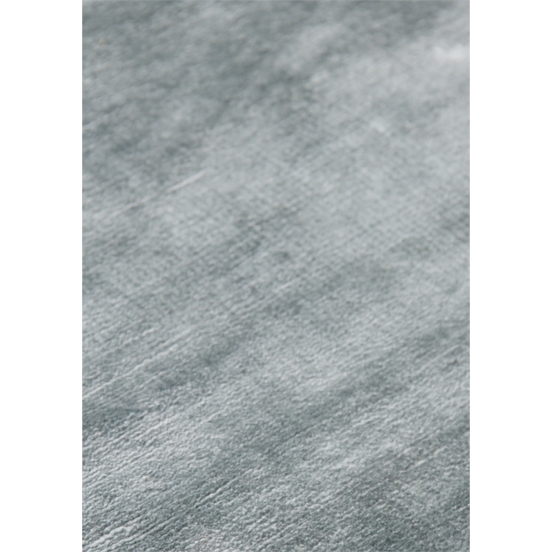 Dove Plain Handloomed Viscose Blue Aqua 9'x12' Area Rug