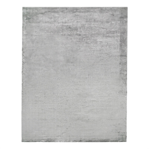 Dove Plain Handloomed Viscose Blue Aqua 9'x12' Area Rug