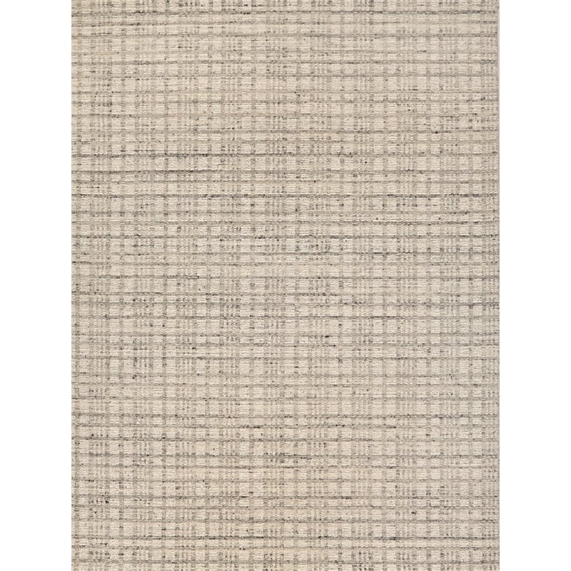 Desi Hand-Knotted Wool Light Silver 12'x15' Area Rug