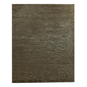 Dove Handloomed Viscose Mushroom 3'x5' Area Rug