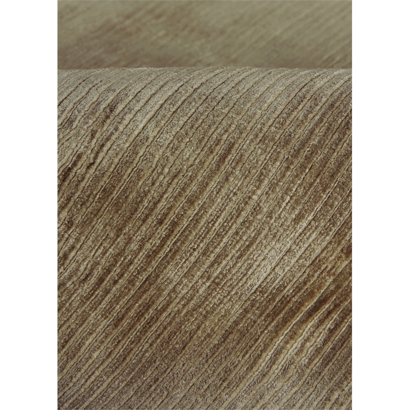 Dove Handloomed Viscose Mushroom 9'x12' Area Rug