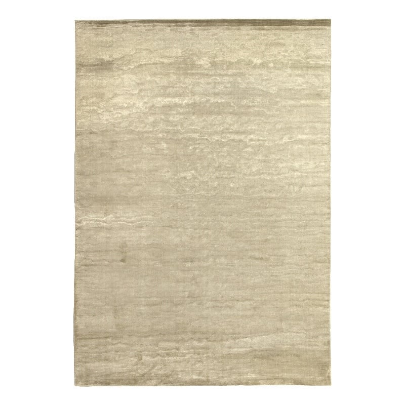 Dove Handloomed Viscose Light Beige 14'x18' Area Rug