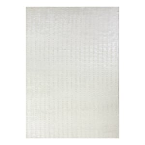 Dovey Handloomed Bamboo Silk White 13'6&quotx18'6&quot Area Rug