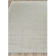 Duo Handloomed Wool/Bamboo Silk White/Gray 2'x3' Area Rug