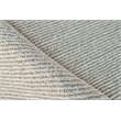 Duo Handloomed Wool/Bamboo Silk White/Gray 2'x3' Area Rug