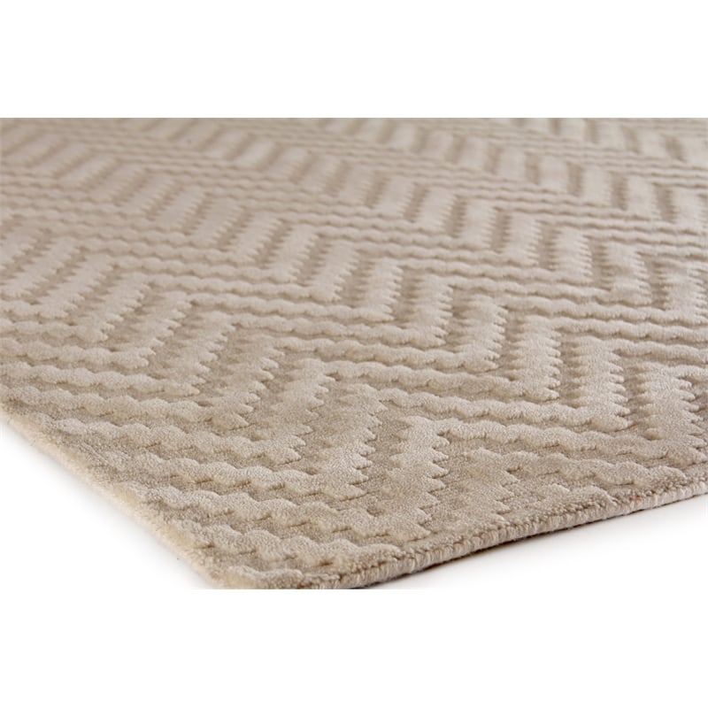Demani Handloomed New Zealand Wool Linen 12'x15' Area Rug