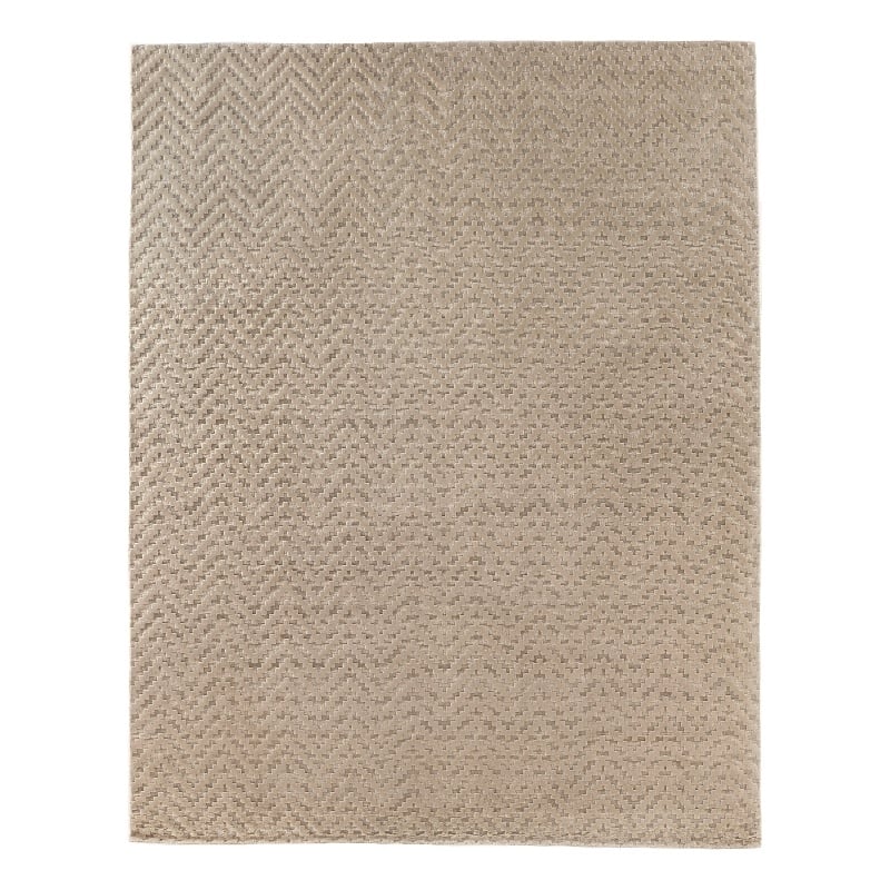Demani Handloomed New Zealand Wool Linen 12'x15' Area Rug