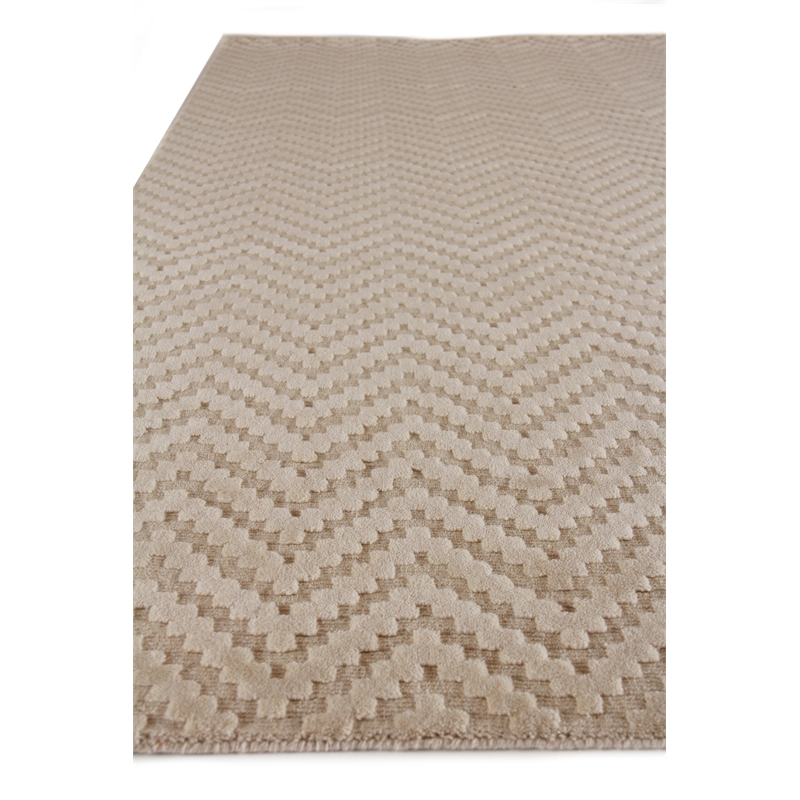 Demani Handloomed New Zealand Wool Linen 6'x9' Area Rug