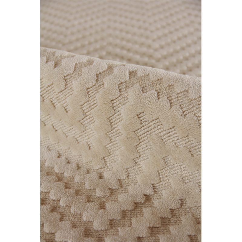 Demani Handloomed New Zealand Wool Linen 6'x9' Area Rug