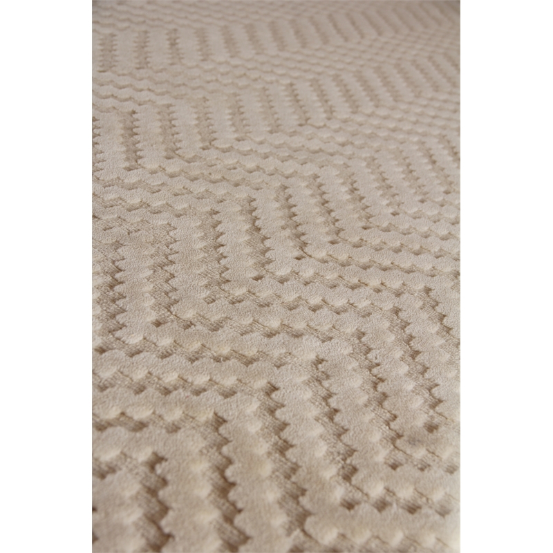 Demani Handloomed New Zealand Wool Linen 6'x9' Area Rug