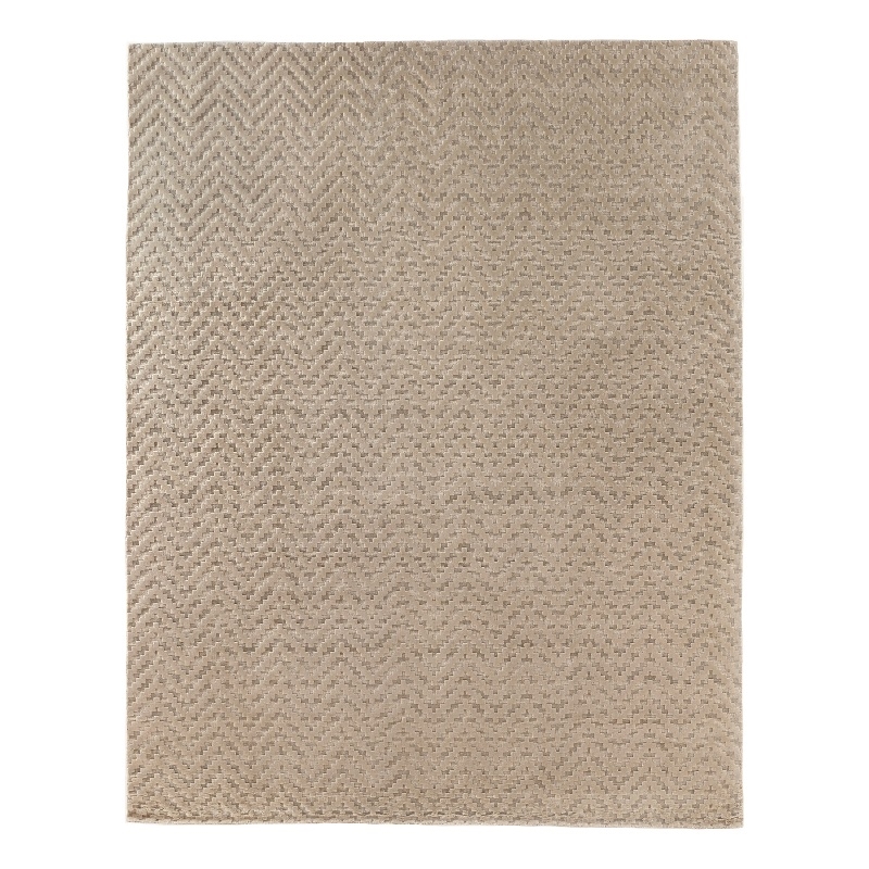 Demani Handloomed New Zealand Wool Linen 6'x9' Area Rug