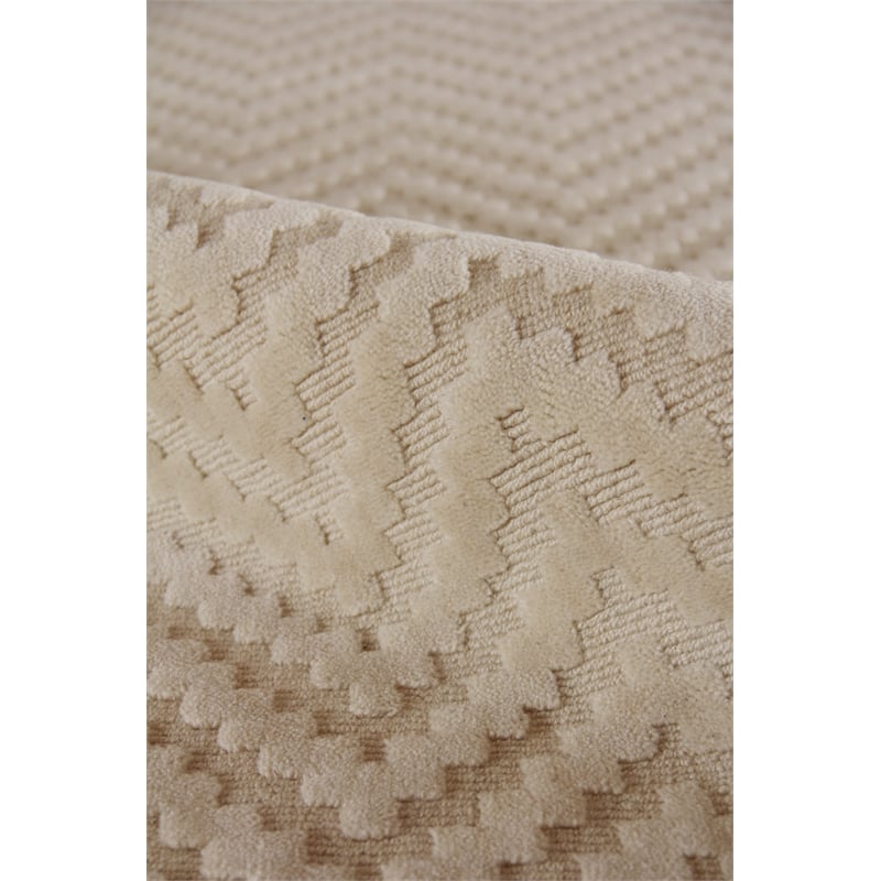 Demani Handloomed New Zealand Wool Linen 8'x10' Area Rug