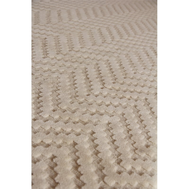 Demani Handloomed New Zealand Wool Linen 8'x10' Area Rug
