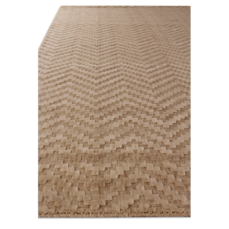 Demani Handloomed New Zealand Wool Straw 10'x14' Area Rug