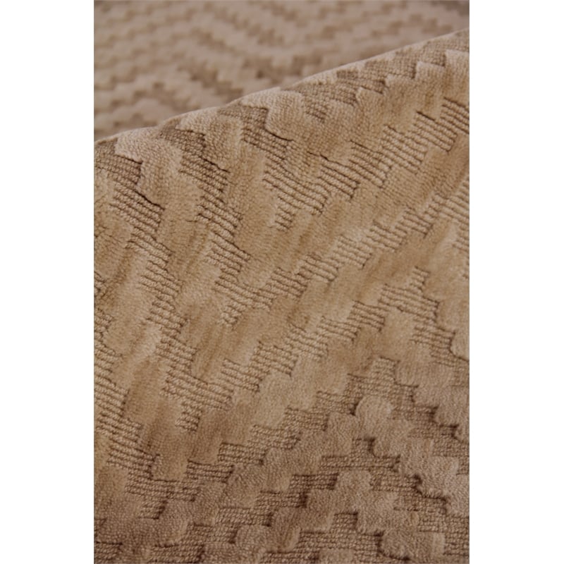 Demani Handloomed New Zealand Wool Straw 10'x14' Area Rug