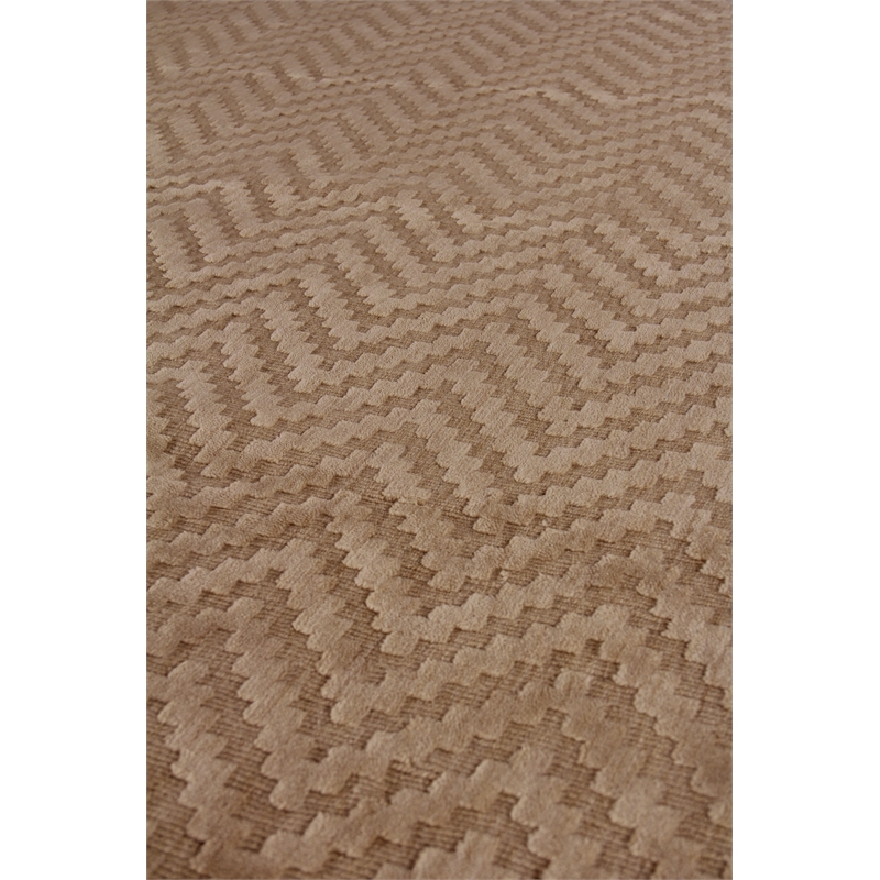 Demani Handloomed New Zealand Wool Straw 10'x14' Area Rug