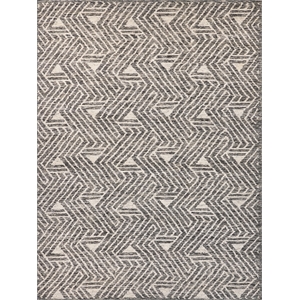 Eaton Hand-Knotted Wool/Bamboo Silk Silver/Gray/Ivory 10'x14' Area Rug