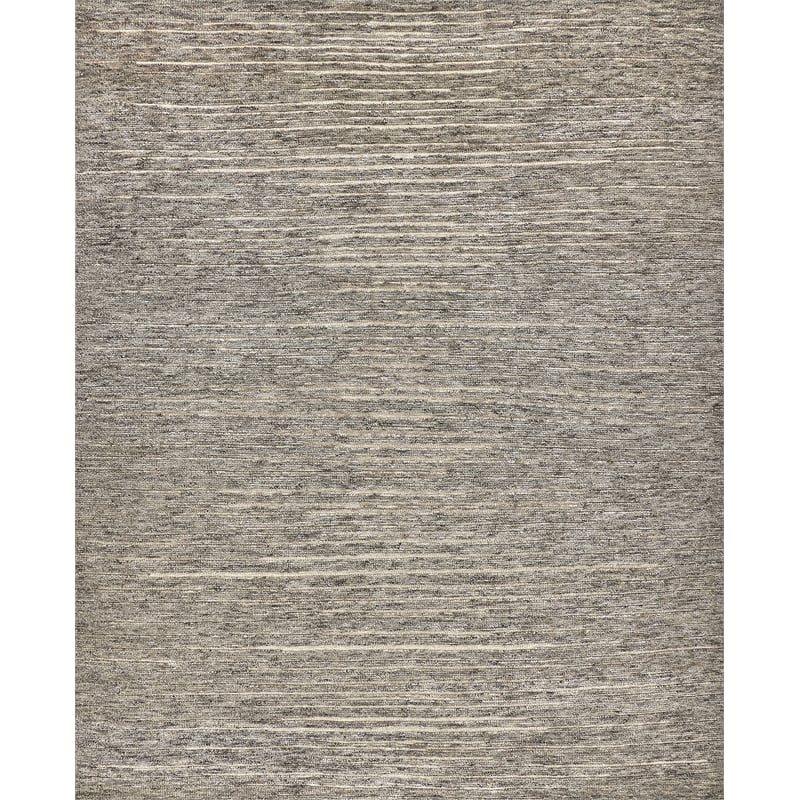 Eaton Hand-Knotted Wool/Bamboo Silk Gray 9'x12' Area Rug