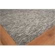Eaton Hand-Knotted Wool/Bamboo Silk Gray/Ivory 8'x10' Area Rug