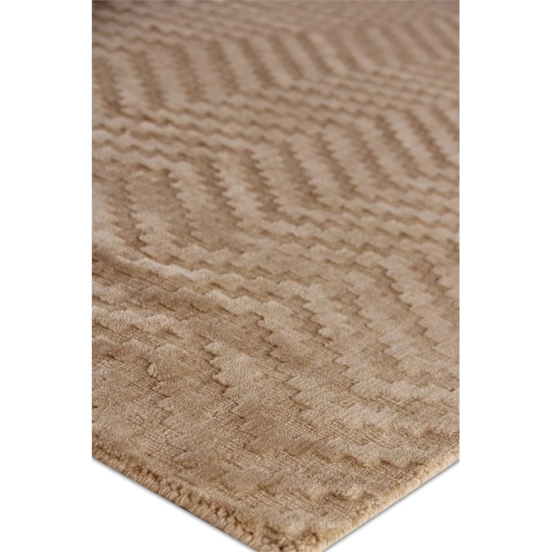 Demani Handloomed New Zealand Wool Straw 8'x10' Area Rug