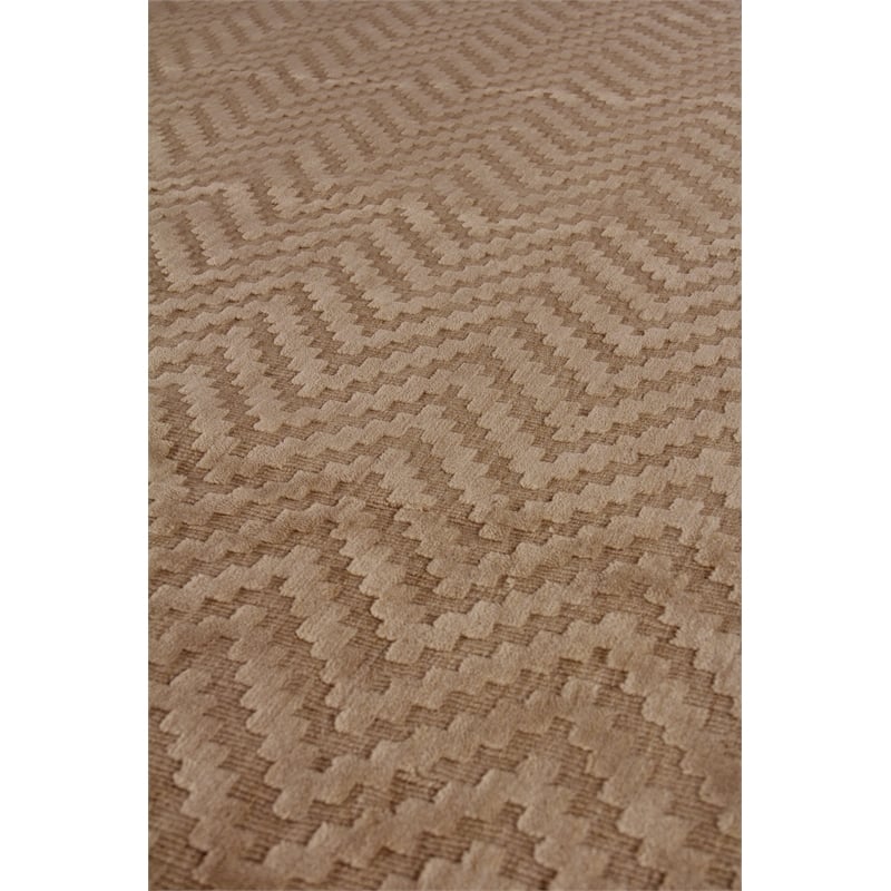 Demani Handloomed New Zealand Wool Straw 8'x10' Area Rug