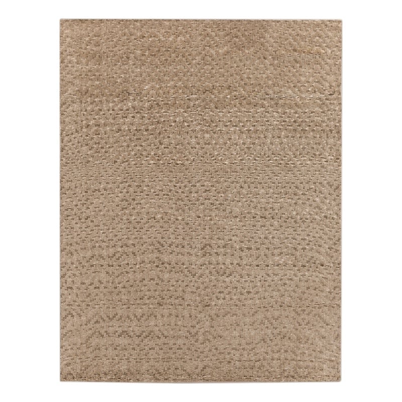 Demani Handloomed New Zealand Wool Straw 9'x12' Area Rug