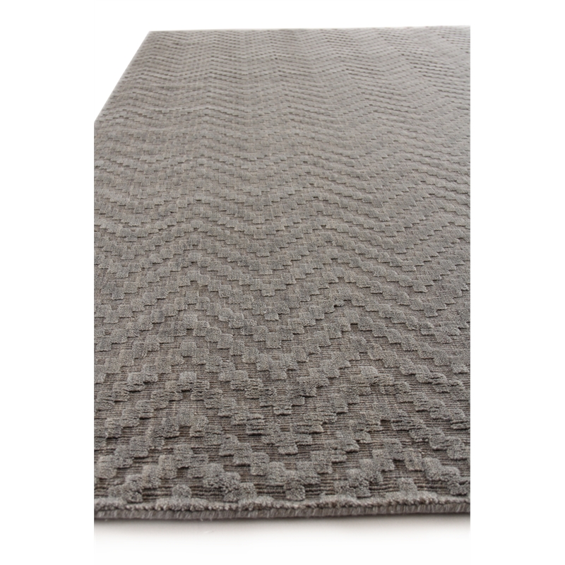 Demani Handloomed New Zealand Wool Mist 9'x12' Area Rug