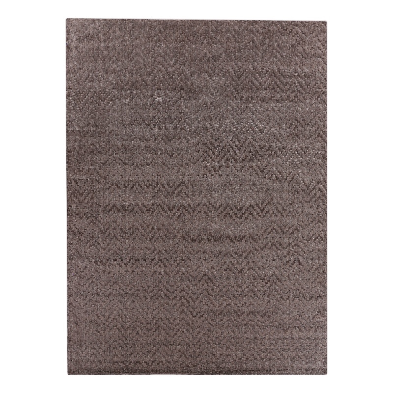 Demani Handloomed New Zealand Wool Brown 14'x18' Area Rug