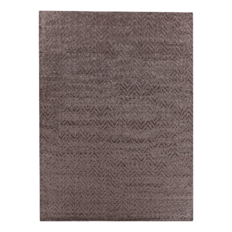Demani Handloomed New Zealand Wool Brown 5'x8' Area Rug