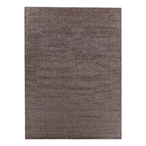 Demani Handloomed New Zealand Wool Brown 5'x8' Area Rug