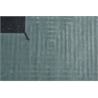 Dove Embossed Handloomed Viscose Blue Aqua 8'x10' Area Rug