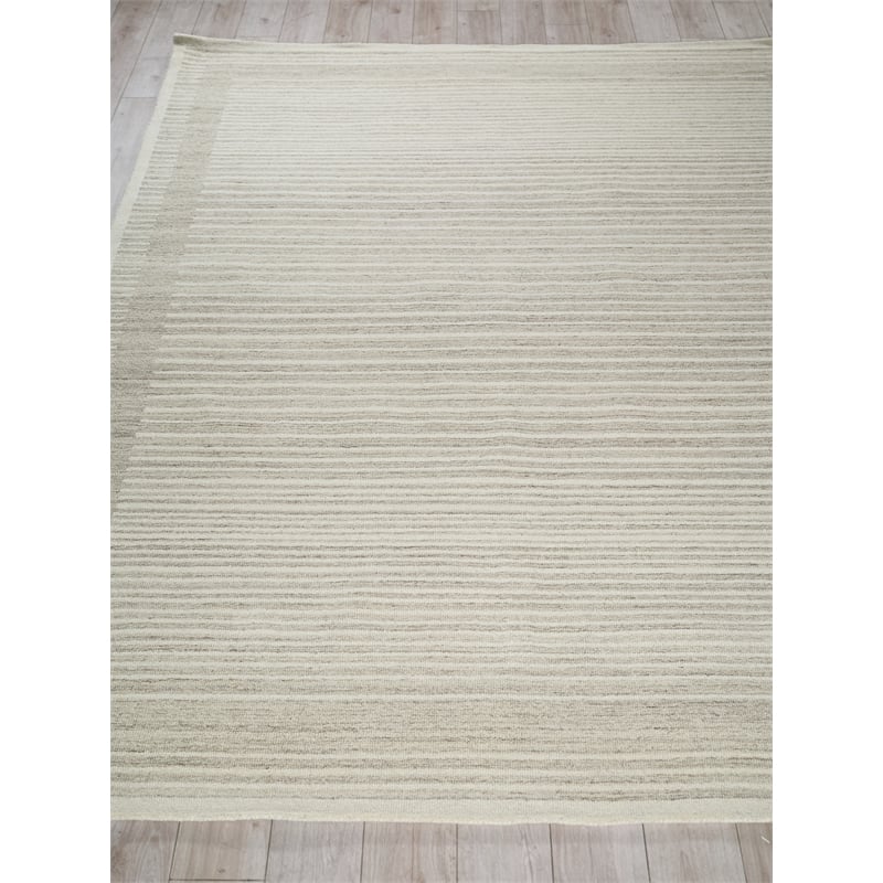 Dusseldorf Hand-Tufted New Zealand Wool Beige/Ivory 12'x15' Area Rug