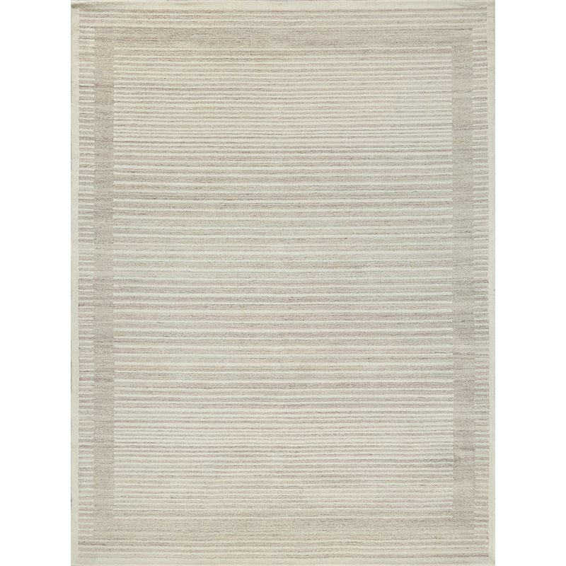 Dusseldorf Hand-Tufted New Zealand Wool Beige/Ivory 12'x15' Area Rug