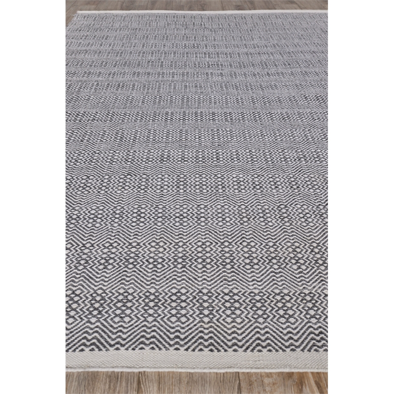 Echo Flatweave Pet Ivory/Gray 2'x3' Area Rug