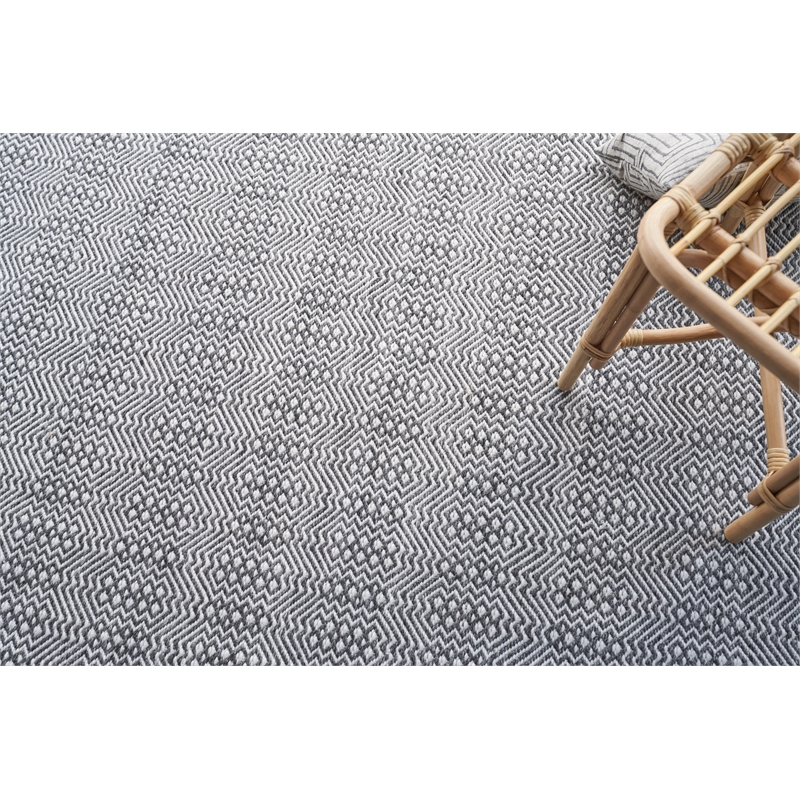 Echo Flatweave Pet Ivory/Gray 2'x3' Area Rug