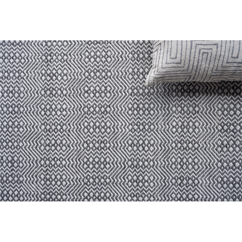 Echo Flatweave Pet Ivory/Gray 2'x3' Area Rug