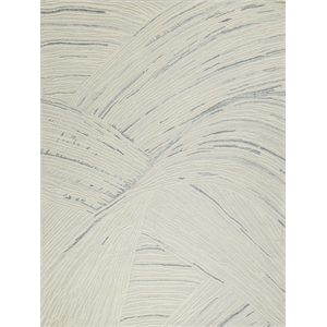 Entro Hand-Tufted New Zealand Wool Silver/Ivory 8'x10' Area Rug