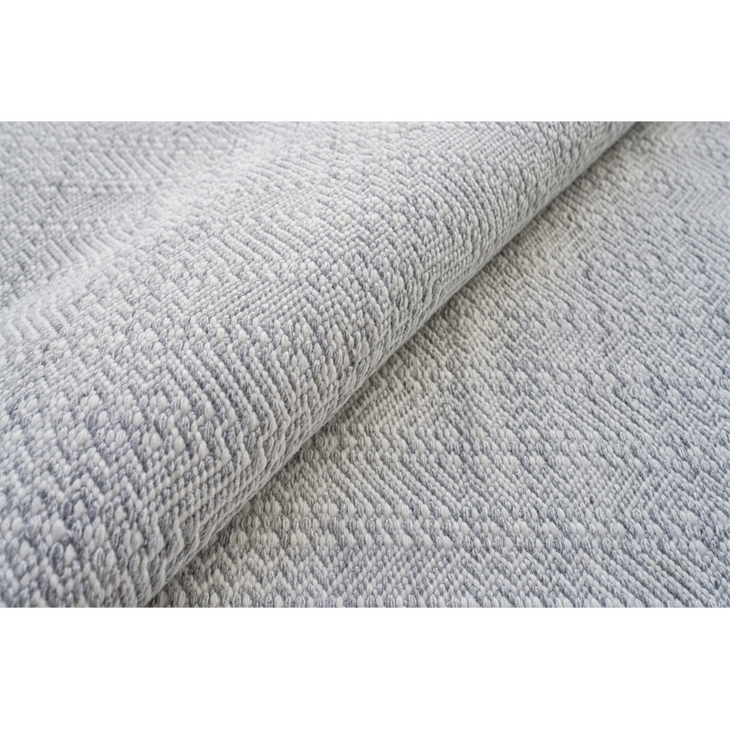Echo Flatweave Pet Ivory/Light Silver 2'x3' Area Rug