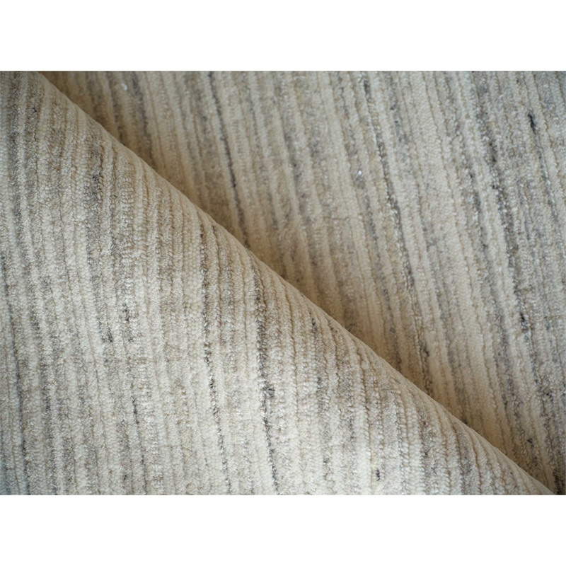 Elko Handloomed New Zealand Wool Silver 14'x18' Area Rug