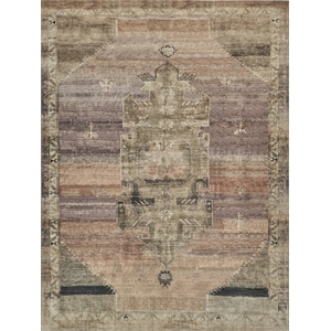 Estate Handloomed Pet Beige/Purple 8'x10' Area Rug