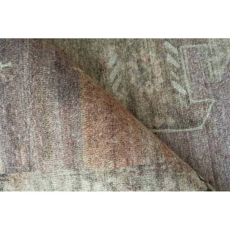 Estate Handloomed Pet Beige/Purple 9'x12' Area Rug